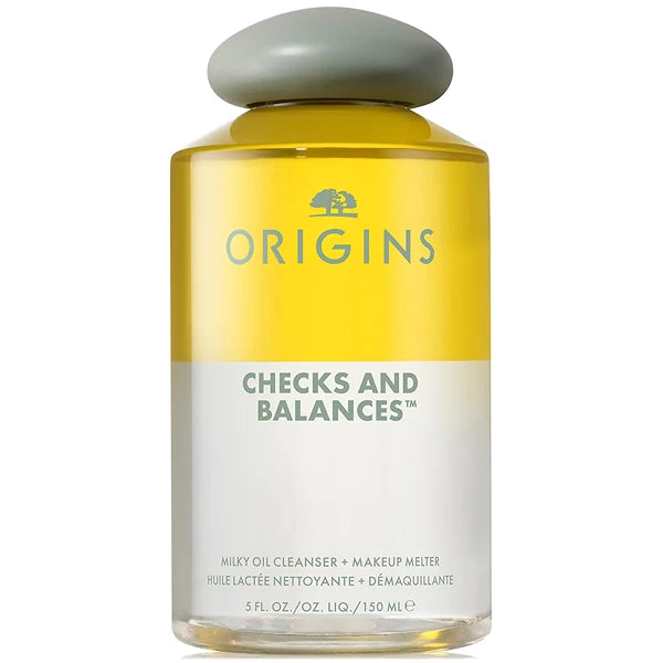 Origins Checks & Balances Milky Oil Cleanser + Makeup Melter, 5 oz.