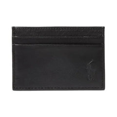 Polo Ralph Lauren Men's Pebbled Leather Card Case & Money Clip