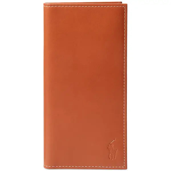 Polo Ralph Lauren Men's Burnished Leather Narrow Wallet