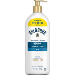 Gold Bond Ultimate Healing Skin Therapy Lotion with Aloe, Non Greasy & Hypoallergenic
