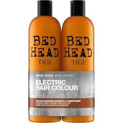 TIGI Bed Head Urban Antidotes Colour Goddess Shampoo and Conditioner Set for Dyed Hair, Color Protectant Hair Care Duo