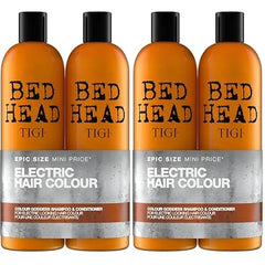 TIGI Bed Head Urban Antidotes Colour Goddess Shampoo and Conditioner Set for Dyed Hair, Color Protectant Hair Care Duo