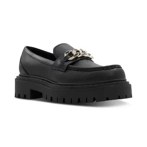 ALDO Women's Brixtonn Chain Lug Loafers, Trendy and Comfortable Everyday Shoes