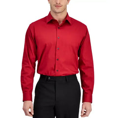 Alfani Men's Regular-Fit Temperature Regulating Solid Dress Shirt