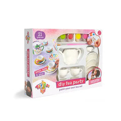 Geoffrey's Toy DIY Tea Party Paint-Your-Own 21 Pieces Tea Set, Created for Macy's
