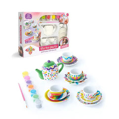 Geoffrey's Toy DIY Tea Party Paint-Your-Own 21 Pieces Tea Set, Created for Macy's