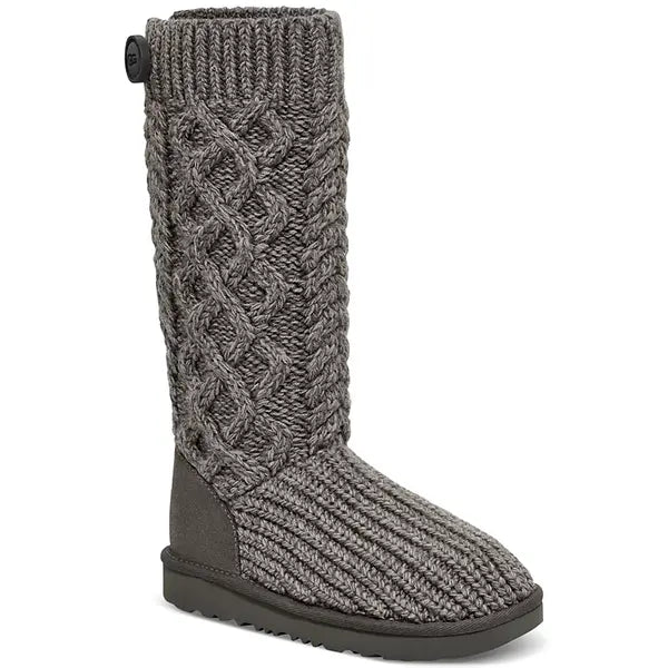 UGG® Kids Classic Cardi Cable Knit Boots, Comfortable and Stylish Footwear for Little Ones
