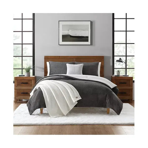 UGG® Brody Reversible 5-Pc Comforter Set Twin/Twin XL Soft, Cozy Bedding Set