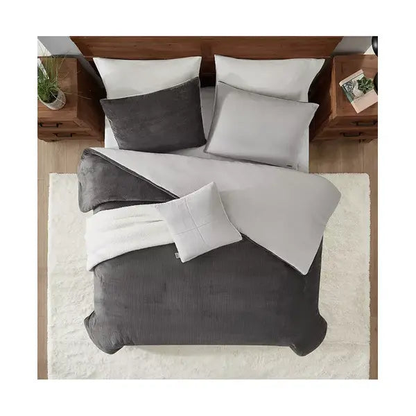 UGG® Brody Reversible 5-Pc Comforter Set Twin/Twin XL Soft, Cozy Bedding Set