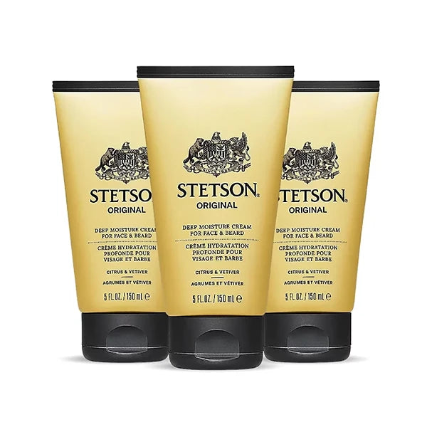 Scent Beauty Stetson Original Deep Clean Face & Beard Wash 3 Pack