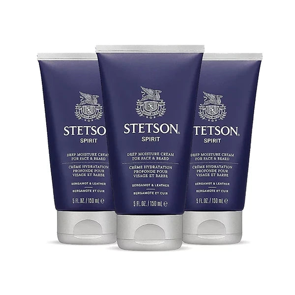 Scent Beauty Deep Moisture For Face & Beard - 3 Pack - Stetson Spirit