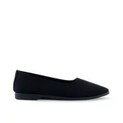 Aerosoles Bream Casual Smoking Loafer, Comfortable Stylish Everyday Footwear, Black Stretch , Size 11M