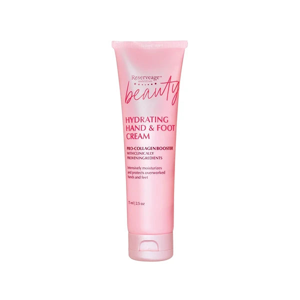 Reserveage Beauty, Hydrating Hand & Foot Cream with Pro-Collagen, 2.5 Oz