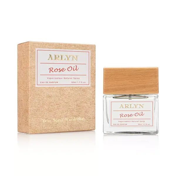 ARLYN Rose Oil Eau de Parfum, Floral and Luxurious Fragrance, 1.7oz