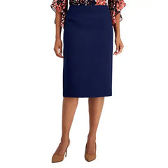 Crepe Pencil Midi Skirt, Regular & Petite Sizes,Created by Macy's-Kasper Navy