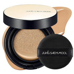 JUNG SAEM MOOL Essential Skin Nuder Cushion 0.49 Fl Oz, No Refill, Natural Radiant Finish Cushion Foundation with Buildable Coverage, Lightweight Texture, Korean Foundation Makeup