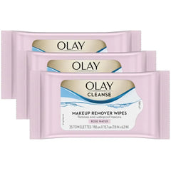 Olay Cleanse Makeup Remover Cleansing Face Wipes, Daily Facial Towelettes, Rose Water