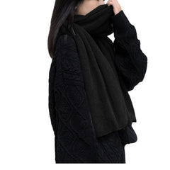 FAKKDUK Women's Winter Scarf – Warm Solid Blanket Wrap Shawl & Neck Warmer, Long Scarves Gift for Fall & Winter