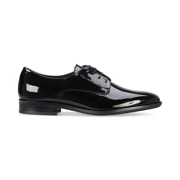 Hugo Boss Men's Colby Derby Patent Leather Dress Shoes - Black