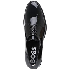 Hugo Boss Men's Colby Derby Patent Leather Dress Shoes - Black