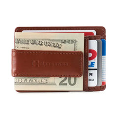 Alpine Swiss Mens RFID Minimalist Money Clip Front Pocket Wallet Slim ID Holder