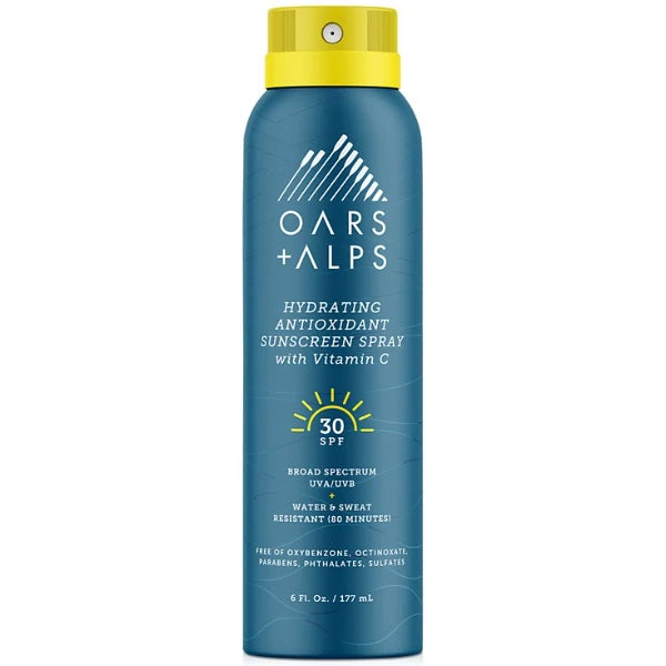 Oars + Alps Hydrating Antioxidant Sunscreen Spray SPF 30