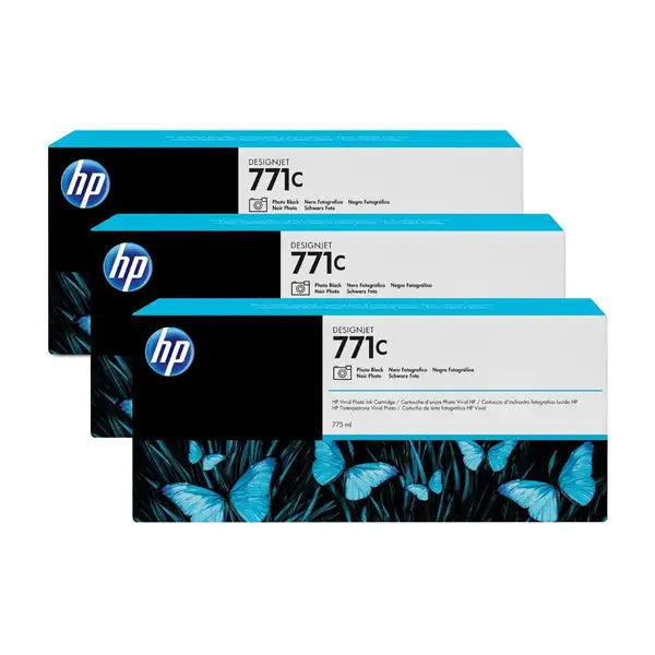 HP 771C 775-ml (3-pack) DesignJet Ink Cartridges