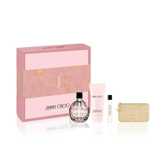 Jimmy Choo 4 Piece Signature Eau de Parfum Gift Set, Elegant and Luxurious Fragrance