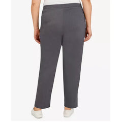 Alfred Dunner Plus Size Classic Allure Tummy Control Pull-On Average Length Pants