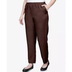 Alfred Dunner Classics Pull On Straight Leg Pants in Petite and Petite Short