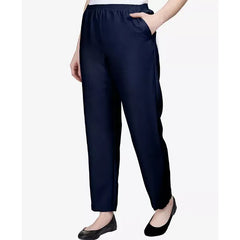 Alfred Dunner Classics Pull On Straight Leg Pants in Petite and Petite Short