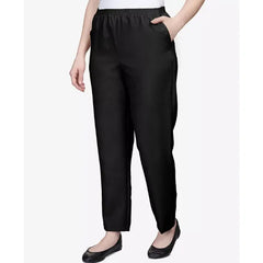 Alfred Dunner Classics Pull On Straight Leg Pants in Petite and Petite Short