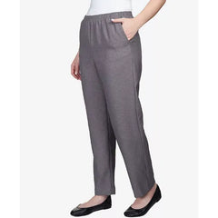 Alfred Dunner Classics Pull On Straight Leg Pants in Petite and Petite Short