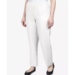 Alfred Dunner Classics Pull On Straight Leg Pants in Petite and Petite Short