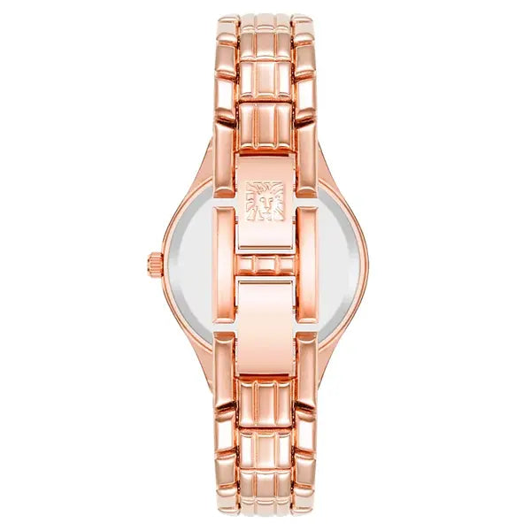 Anne Klein Womens Rose Gold Quartz Watch, Elegant Style, 28mm