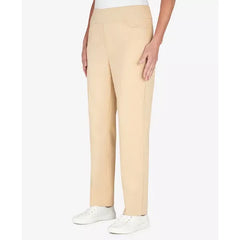 Alfred Dunner Women's Super Stretch Mid- Rise Average Length Denim Pant