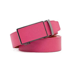 Braveman Men's Sliding Buckle Adjustable Leather Ratchet Belt