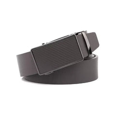 Braveman Men's Sliding Buckle Adjustable Leather Ratchet Belt