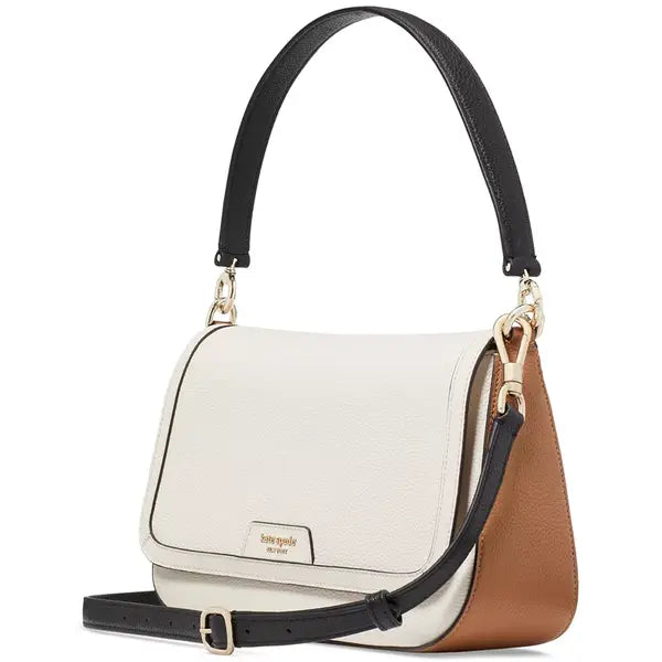 Kate Spade New York Hudson Pebbled Leather Flap Small Shoulder Bag