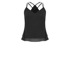 Macy's Women's Strappy Nail Top-Black