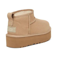 UGG® Kids Classic Ultra Mini Platform Booties, Trendy and Comfortable Footwear for Little Ones