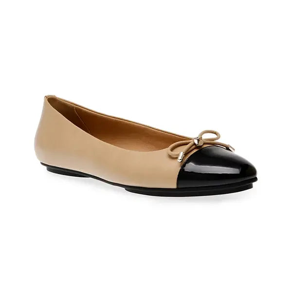Anne Klein Womens Luci Cap Toe Ballet Flats, Comfortable Stylish Everyday Shoes