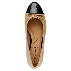 Anne Klein Womens Luci Cap Toe Ballet Flats, Comfortable Stylish Everyday Shoes