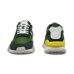 Lacoste Men's L-Spin Deluxe Lace-Up Sneakers - Dark Green/yellow