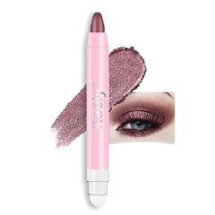 Kaely 2 in 1 Cream Eye Shadow Brightener Sticks for Eyes, Pencil Eyeshadow Applicator Stick Waterproof Pigmented, Eye Shadow Palette Highlighter Makeup