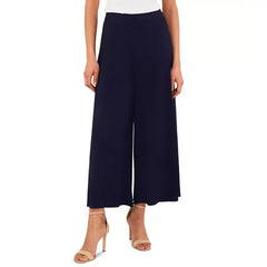 Women's Pull On Wide Leg Ankle Pants,Created by Macy's-Black