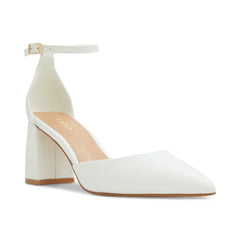 ALDO Women's Jan Pointed Toe Ankle Strap Block Heel, Sandals Stylish and Comfortable Footwear