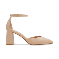 ALDO Women's Jan Pointed Toe Ankle Strap Block Heel, Sandals Stylish and Comfortable Footwear