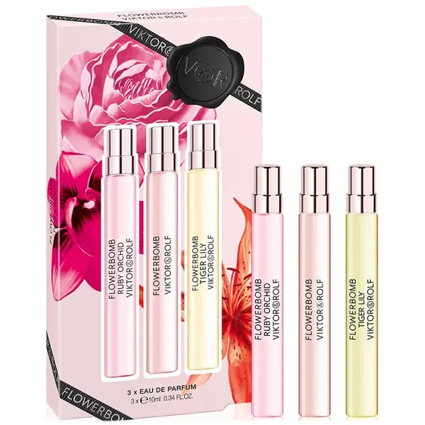 Viktor & Rolf 3-Pc Flowerbomb Fragrance Discovery Set Created for Macy's, Elegant Floral Collection