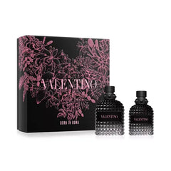 Valentino Men's 2 Piece Uomo Born In Roma Eau de Toilette Gift Set , Premium Fragrance Collection